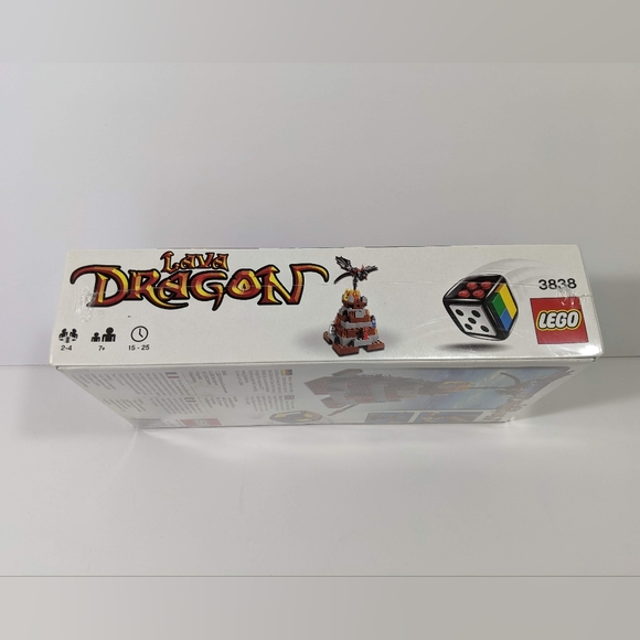 NEW LEGO Games Lava Dragon 3838 Retired 4 microfigs Castle Factory Sealed 2010 - Picture 3 of 5